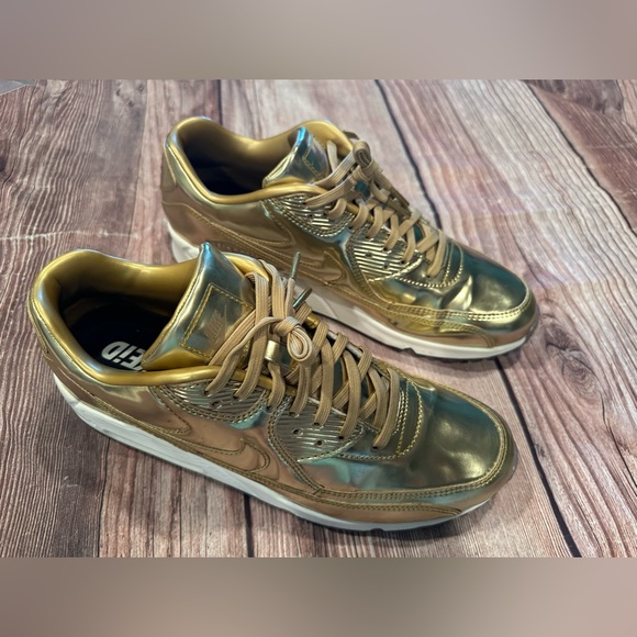 NIKE AIR MAX 90 PREMIUM ID "LIQUID GOLD"
Style # 708279 994 NIKEiD
No Box - Picture 4 of 13